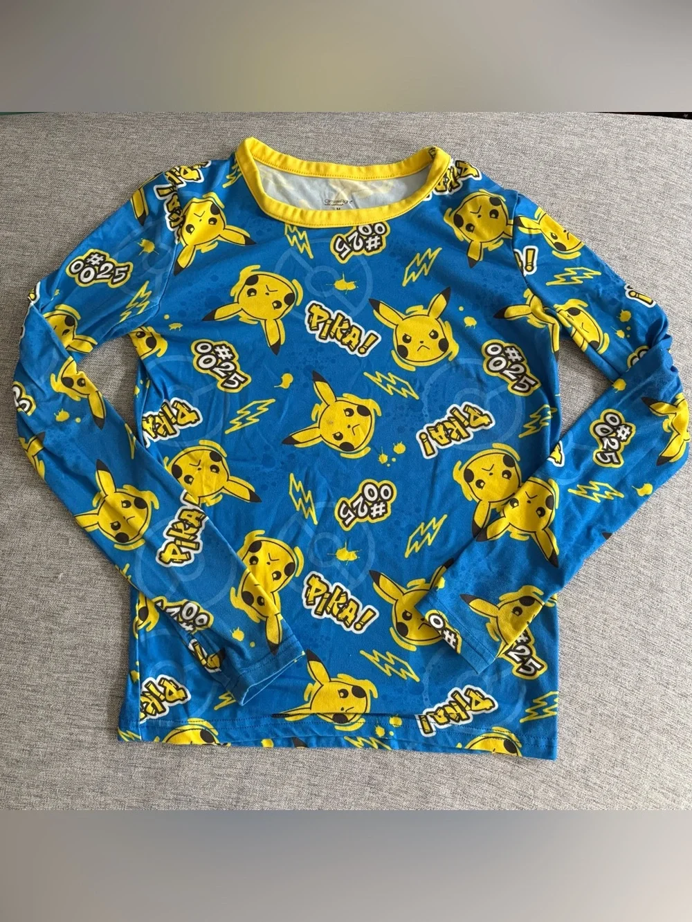 Climate Right by CuddlDuds Pikachu Blue & Yellow Kids Layering Set - M